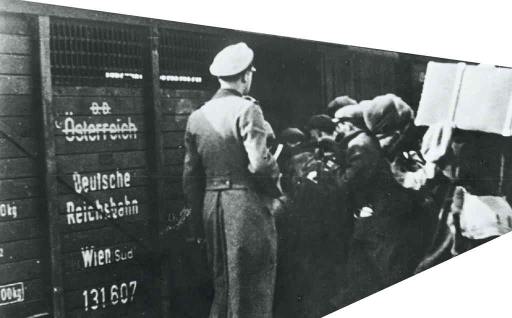 Żydzi lubelscy deportowani do obozu zagłady w Bełżcu, 1942 r. Archiwum Fotograficzne Yad Vashem.